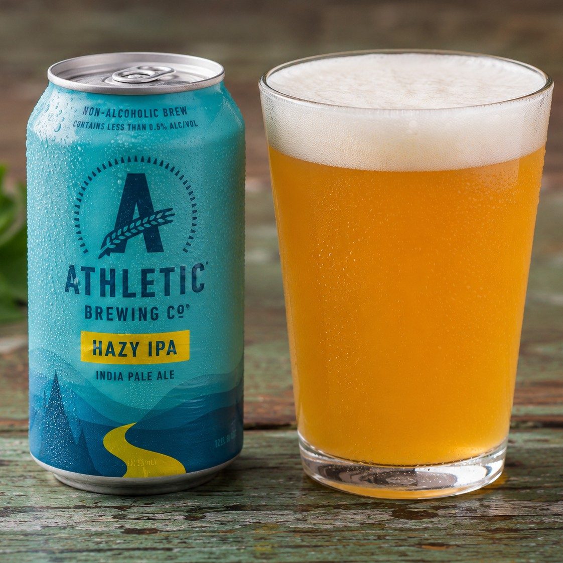 Athletic Brewing Hazy IPA.