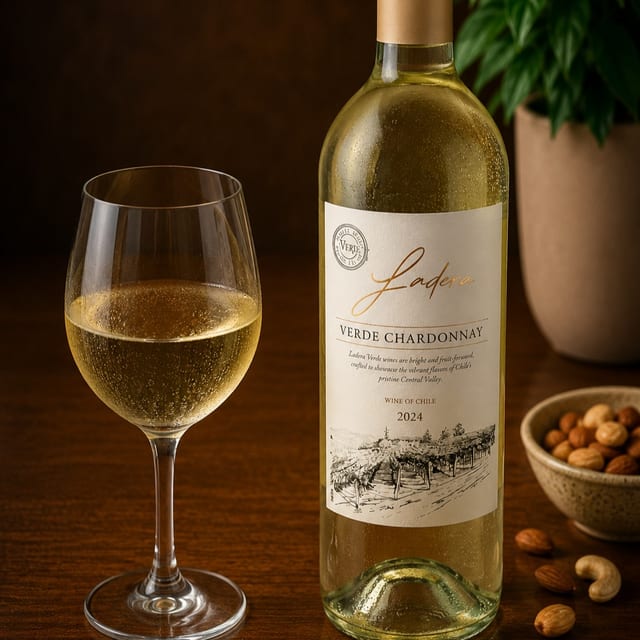 House Chardonnay Bottle.