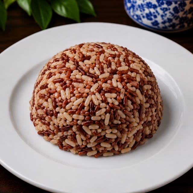 Steamed Brown Rice.
