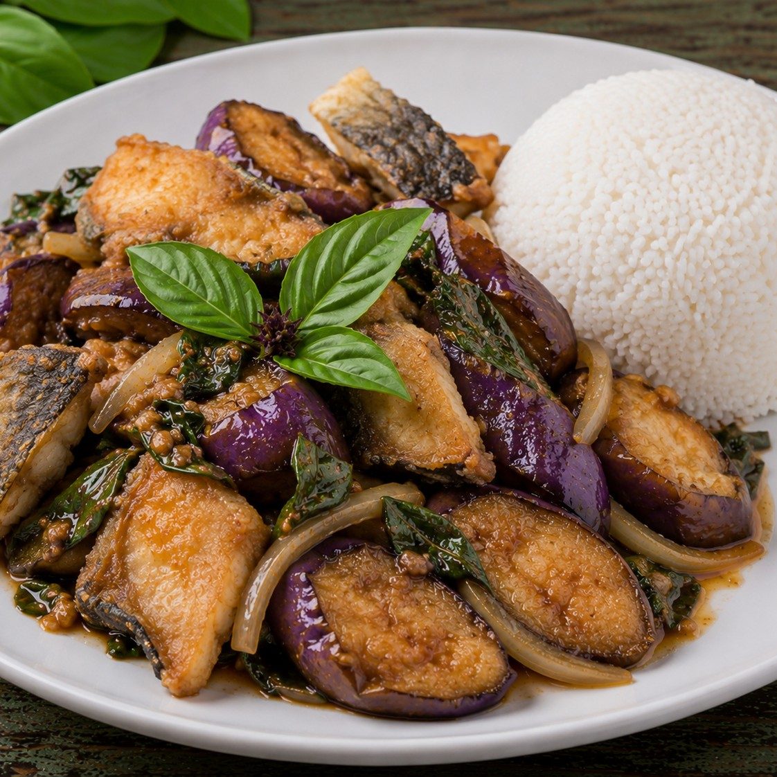Ma-Kuer with Crispy Fish.