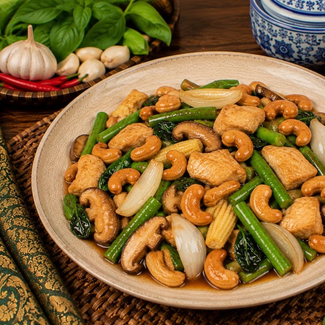 Sautéed Cashew Nuts.