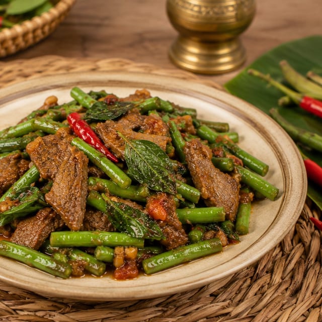 Sautéed Green Beans (Prik King).