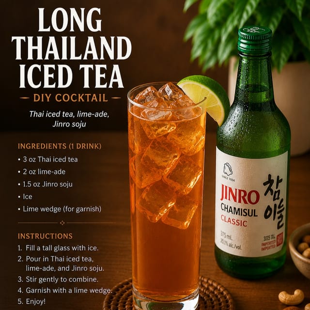 Long Thailand Iced Tea.