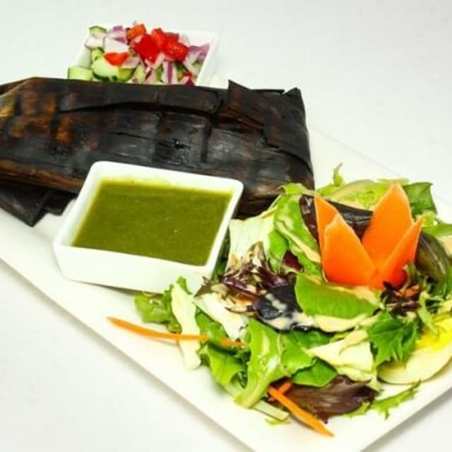 Salmon Banana Leaf.