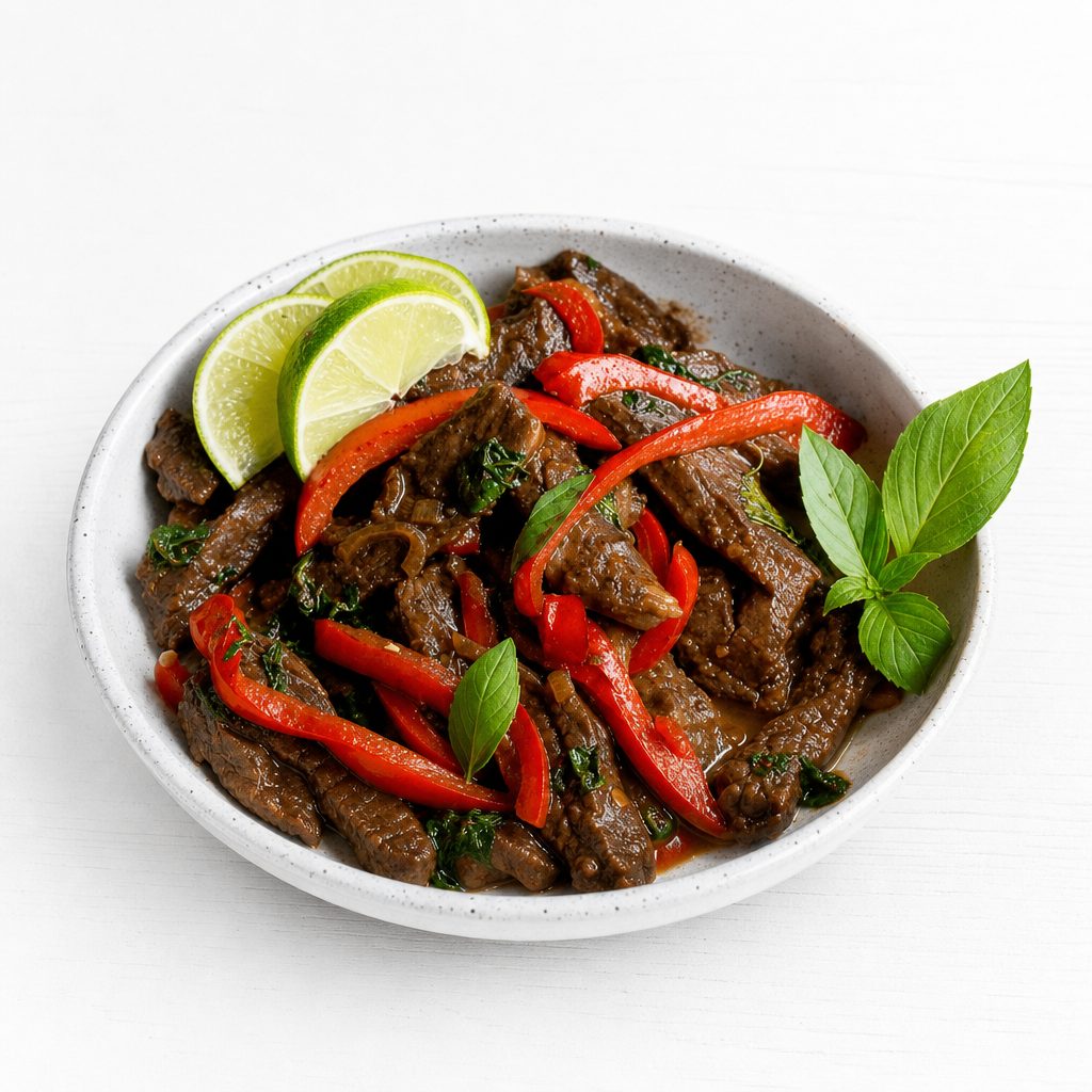 Krung Pao Beef.