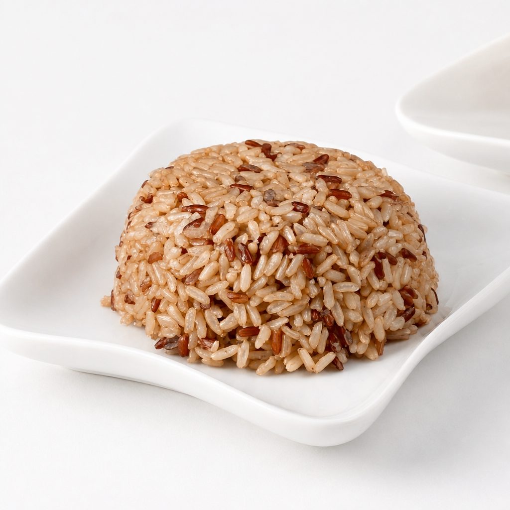 Steamed Brown Rice.