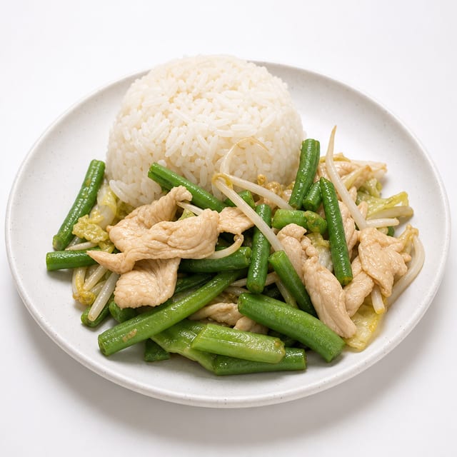 Sautéed Mixed Vegetables with Basil.