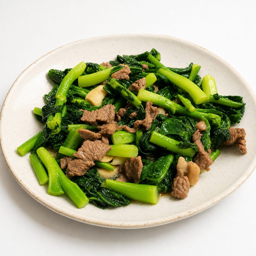 Sautéed Chinese Broccoli.