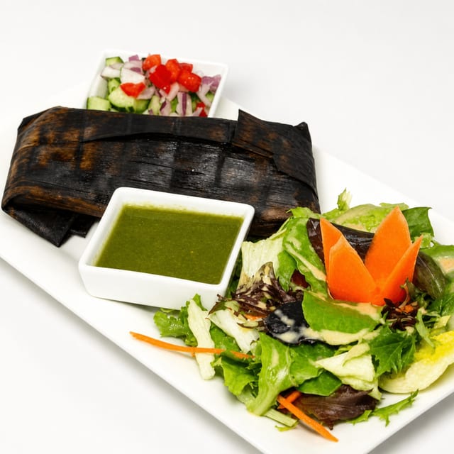 Salmon Banana Leaf.