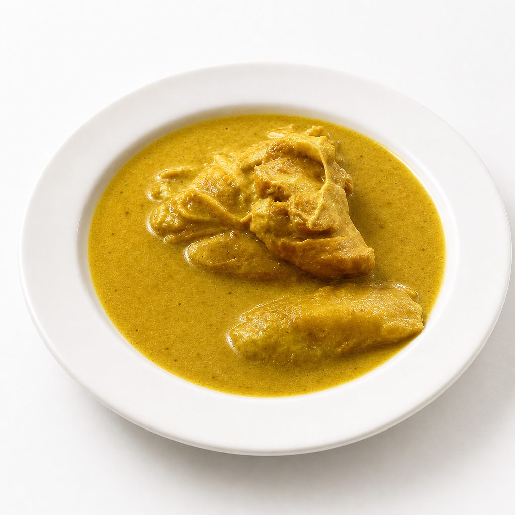 Yellow Curry Chicken.