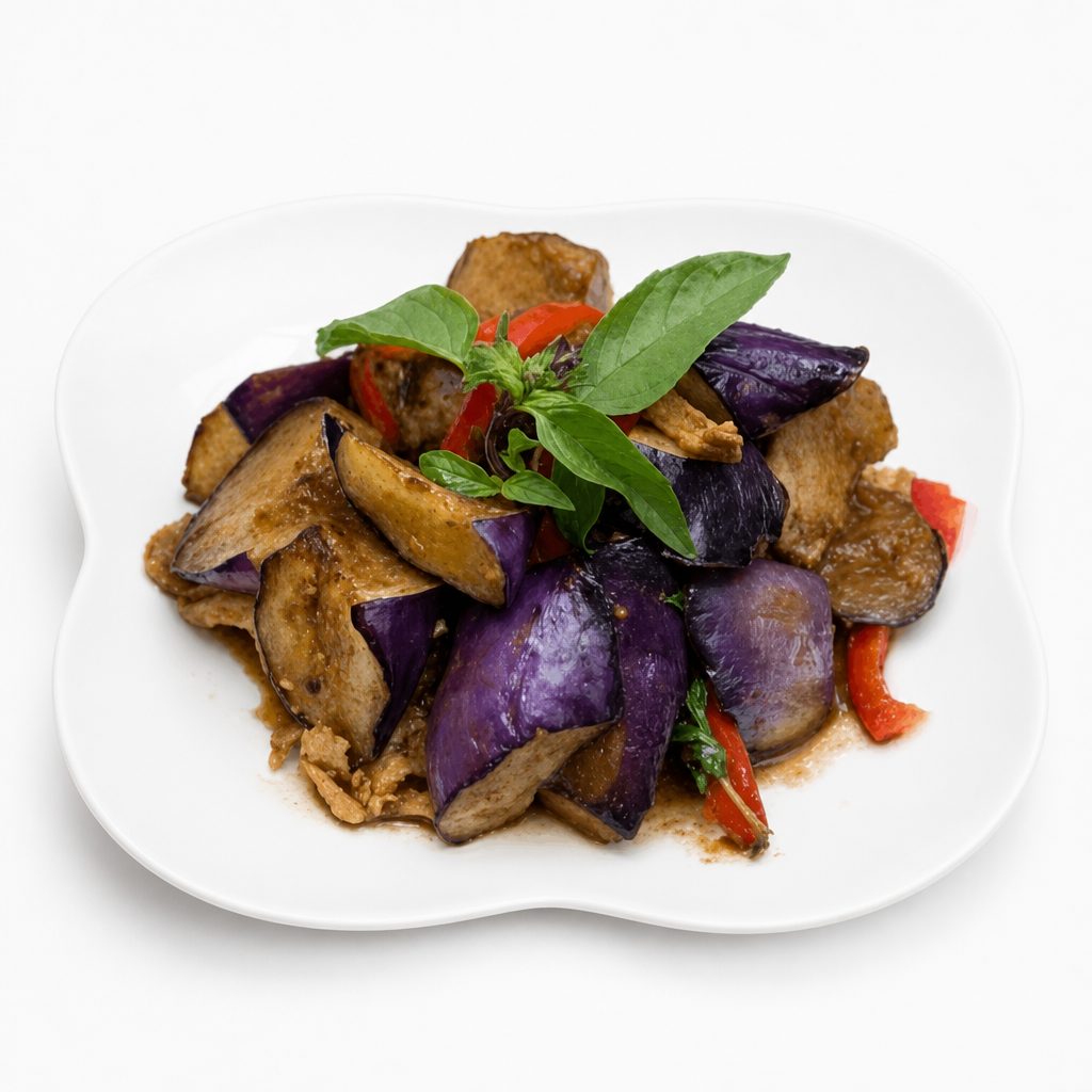 Sautéed Eggplant.