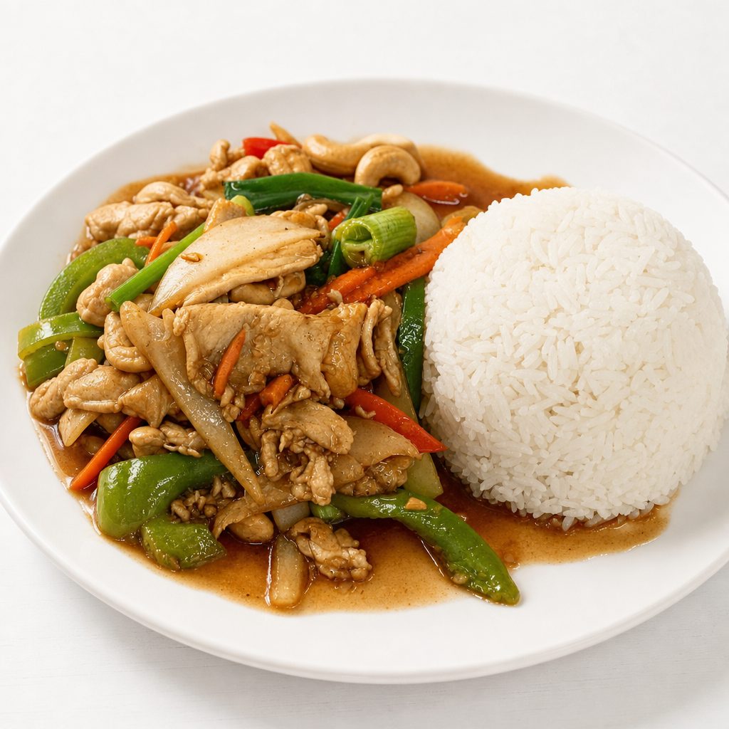 Chicken Cashew Nuts.