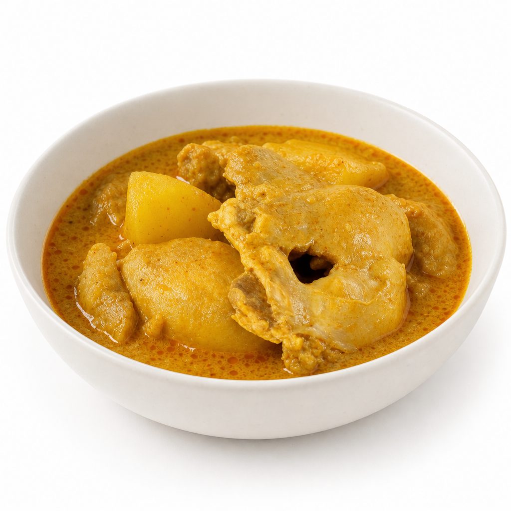 Yellow Curry with Chicken.